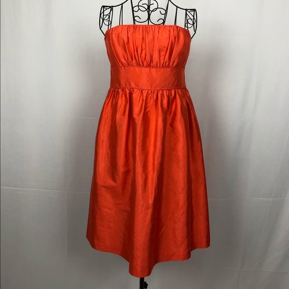 J. Crew Dresses & Skirts - J. Crew silk strapless dress pockets 6